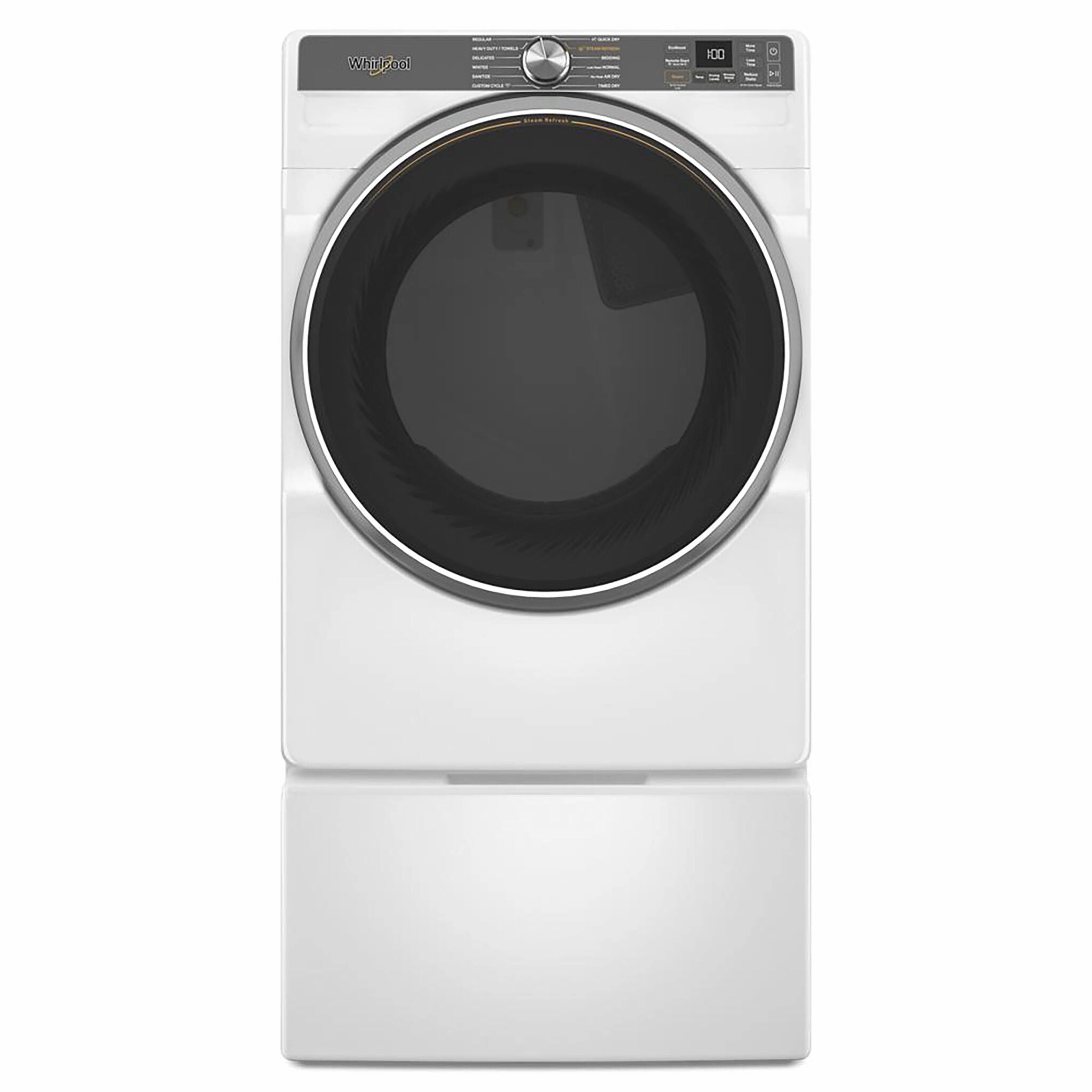 Whirlpool White Gas Dryer with Wrinkle Shield (7.4 Cu.Ft.) - WGD6720RW