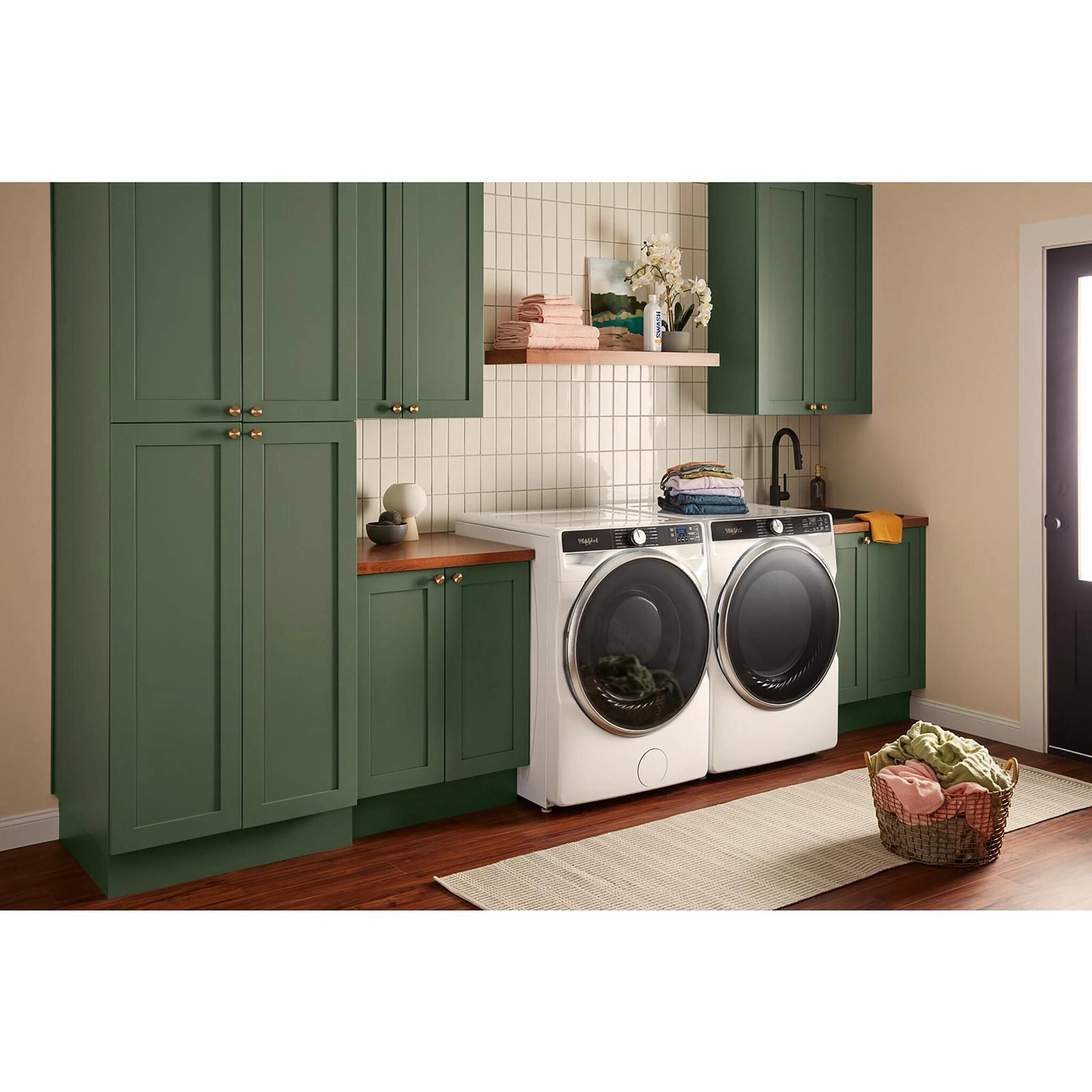 Whirlpool White Gas Dryer with Wrinkle Shield (7.4 Cu.Ft.) - WGD6720RW