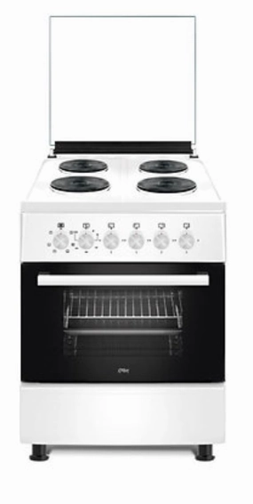 Xper Freestanding Electric Oven 60cm With 4 Hot Plates ,Glass Lid.