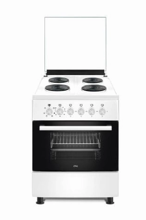 XPER FREESTANDING ELECTRIC OVEN WITH 4 HOT PLATES ,GLASS LID