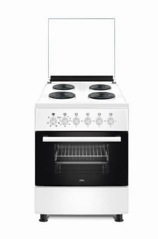 XPER FREESTANDING ELECTRIC OVEN WITH 4 HOT PLATES ,GLASS LID