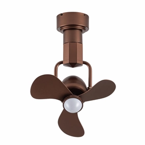 ZENO 16" WALL OR CEILING MOUNT CORNER DC FAN   DIM LIGHT & OPTIONAL WIFI