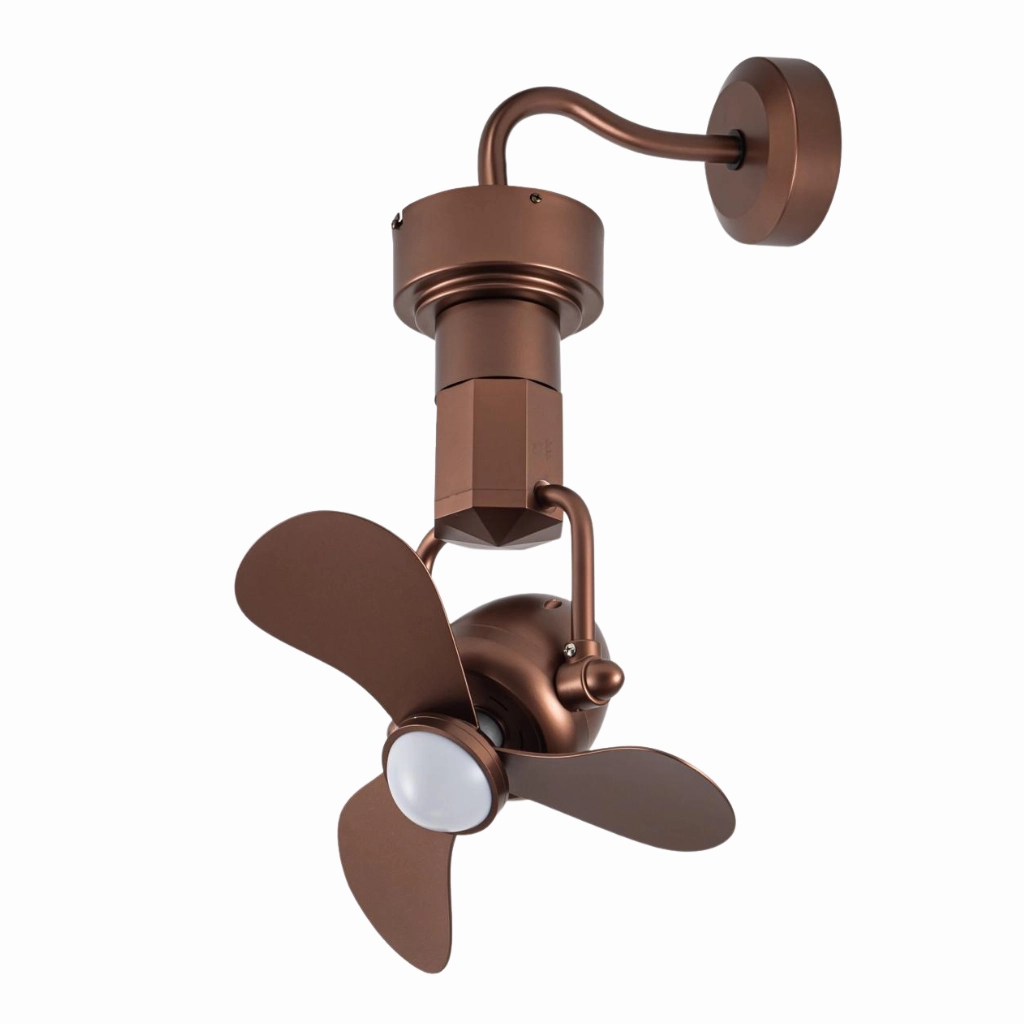 ZENO 16" WALL OR CEILING MOUNT CORNER DC FAN   DIM LIGHT & OPTIONAL WIFI